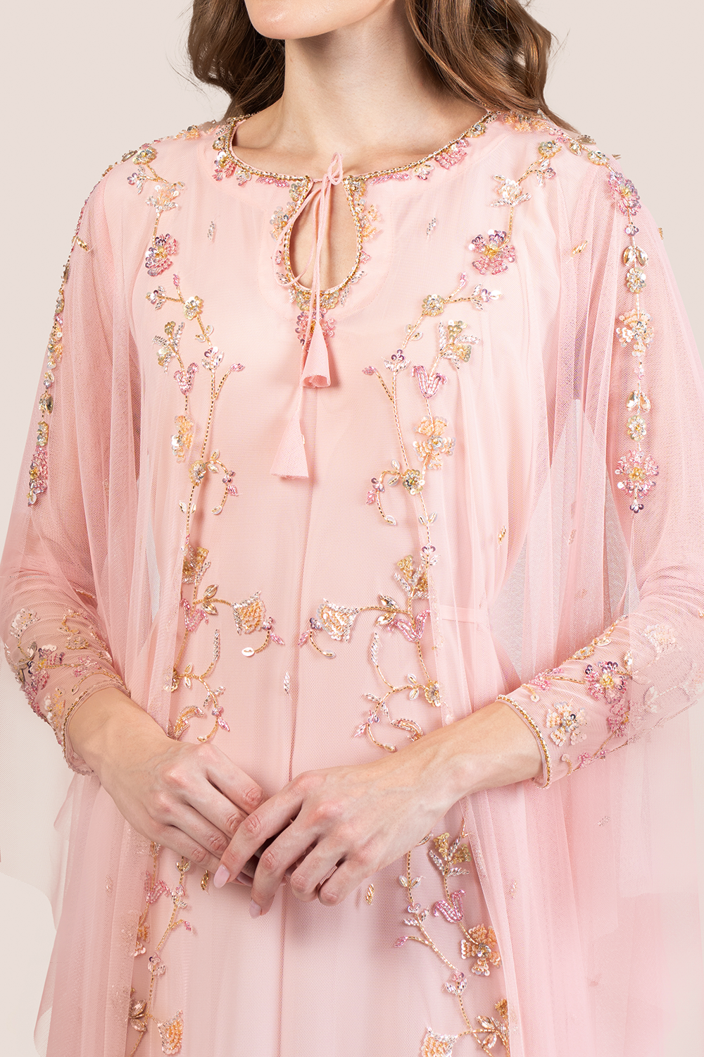 Peach Parfait Bloom Thoub
