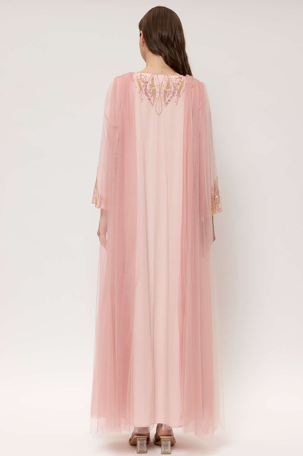 Cloud Pink A-Line Kaftan