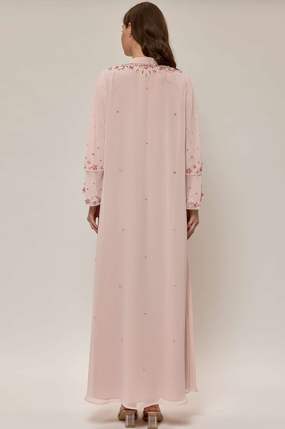 Pearl Pink A-Line Kaftan