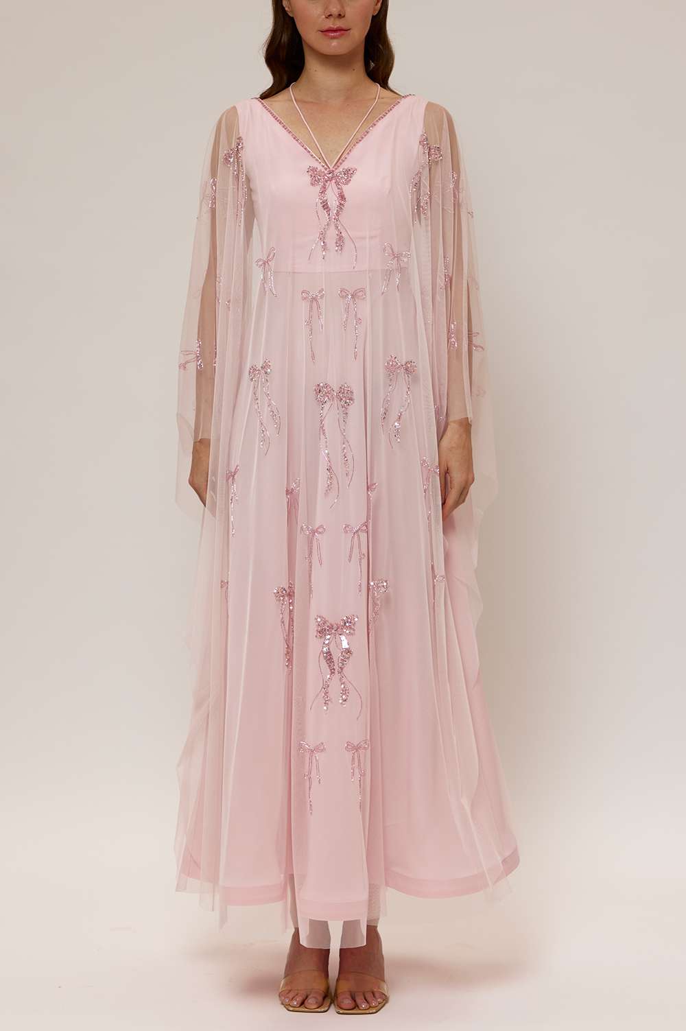 Test - Baby Pink Bow Thoub - Ready To Wear