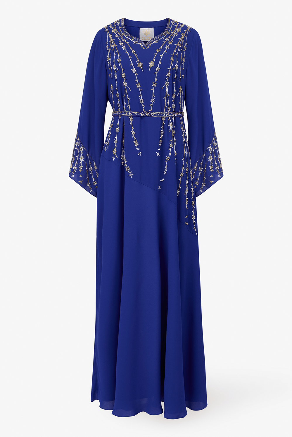 True Blue A-Line Kaftan