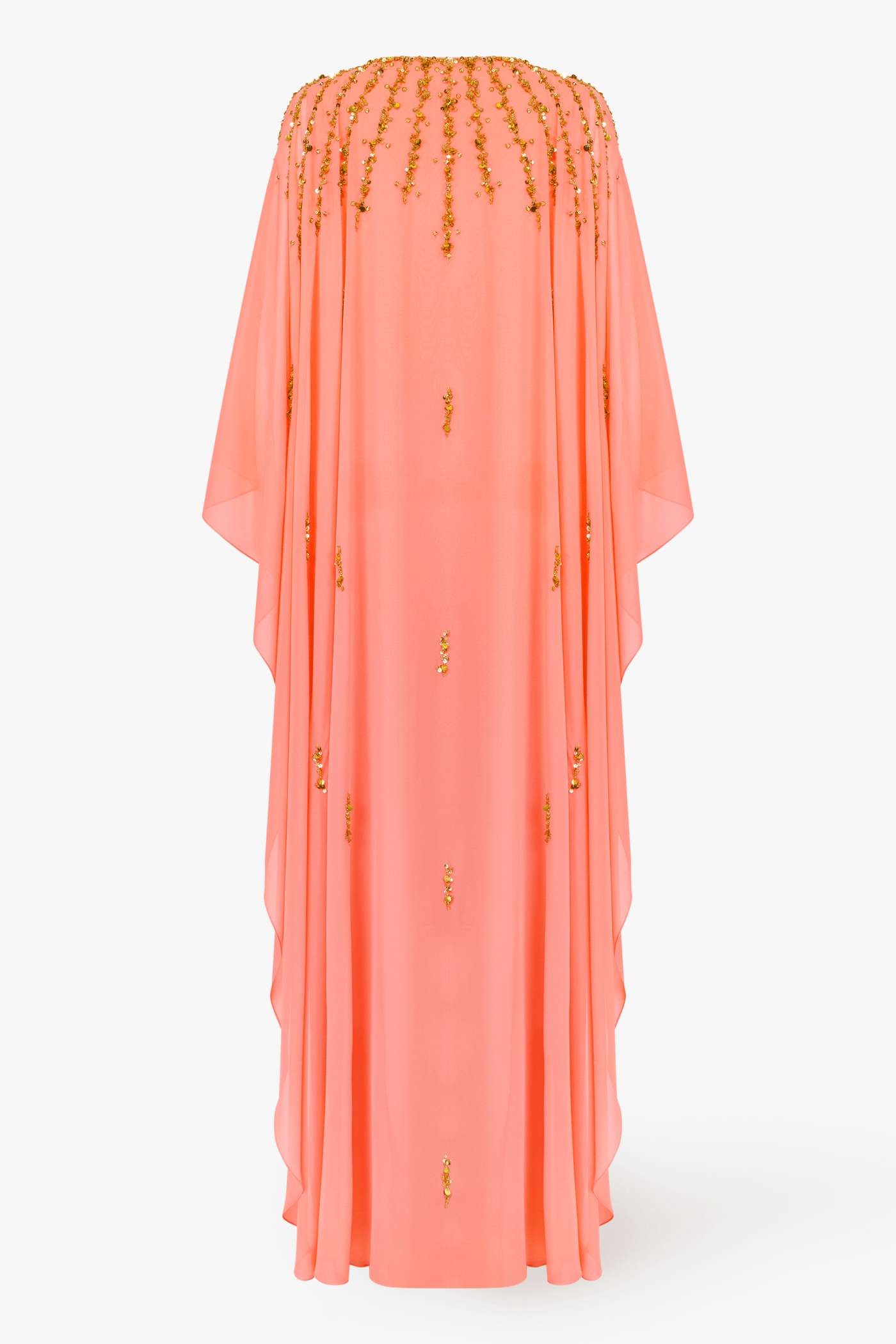 Pale Orange A- Line Kaftan