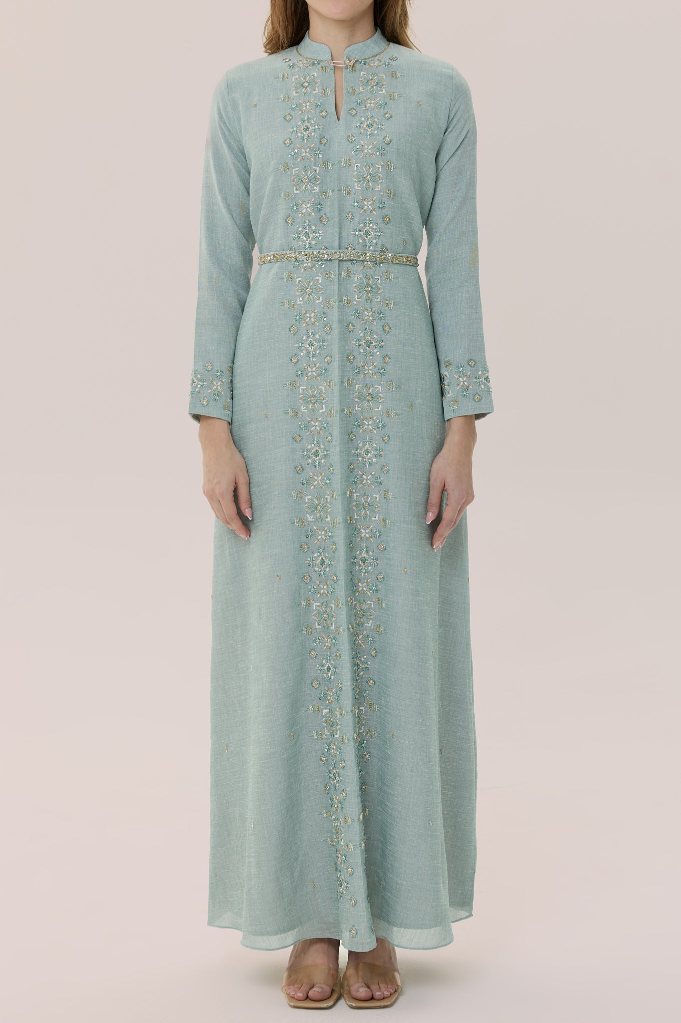Gray Mist Kaftan