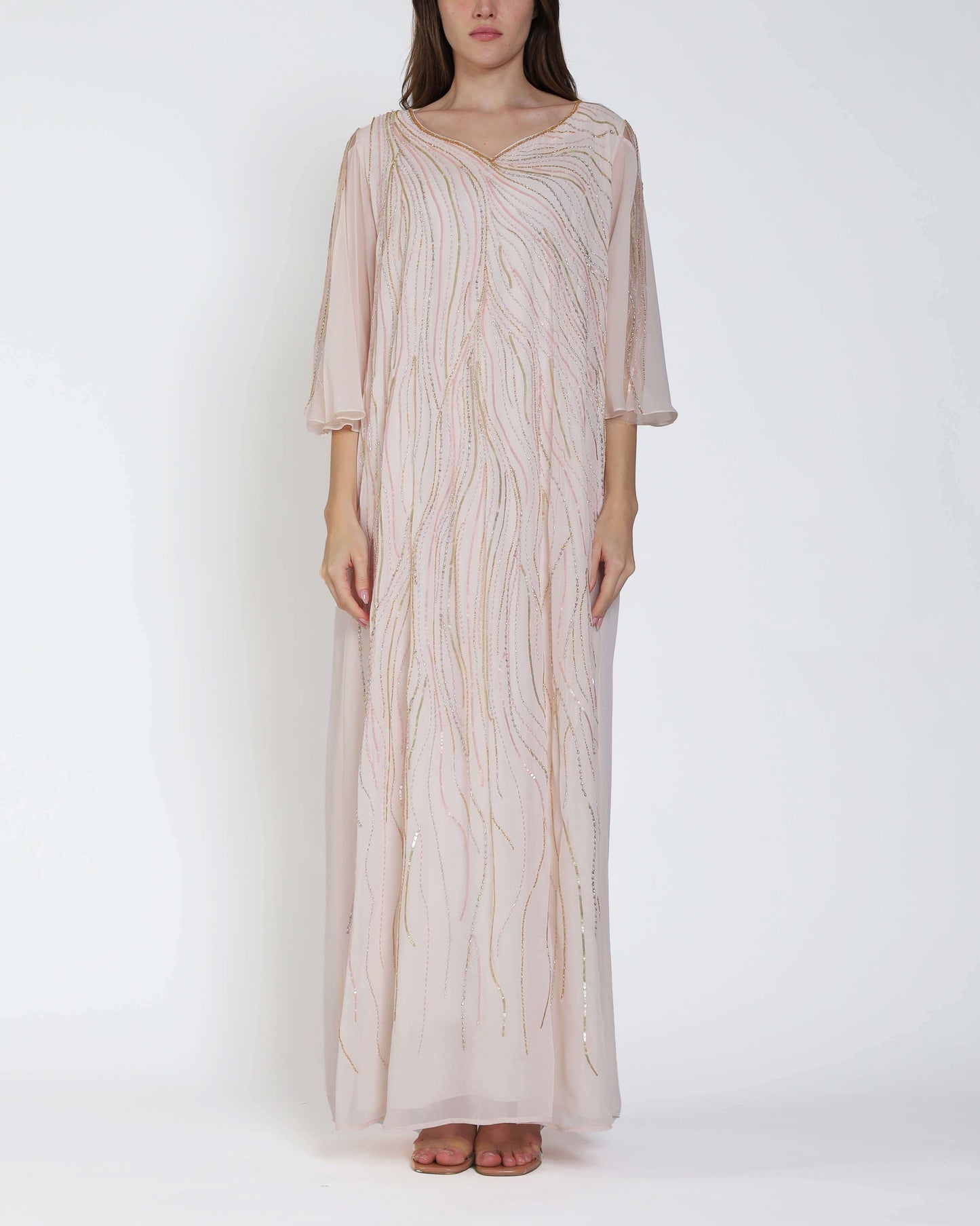 Whisper White A-Line Kaftan