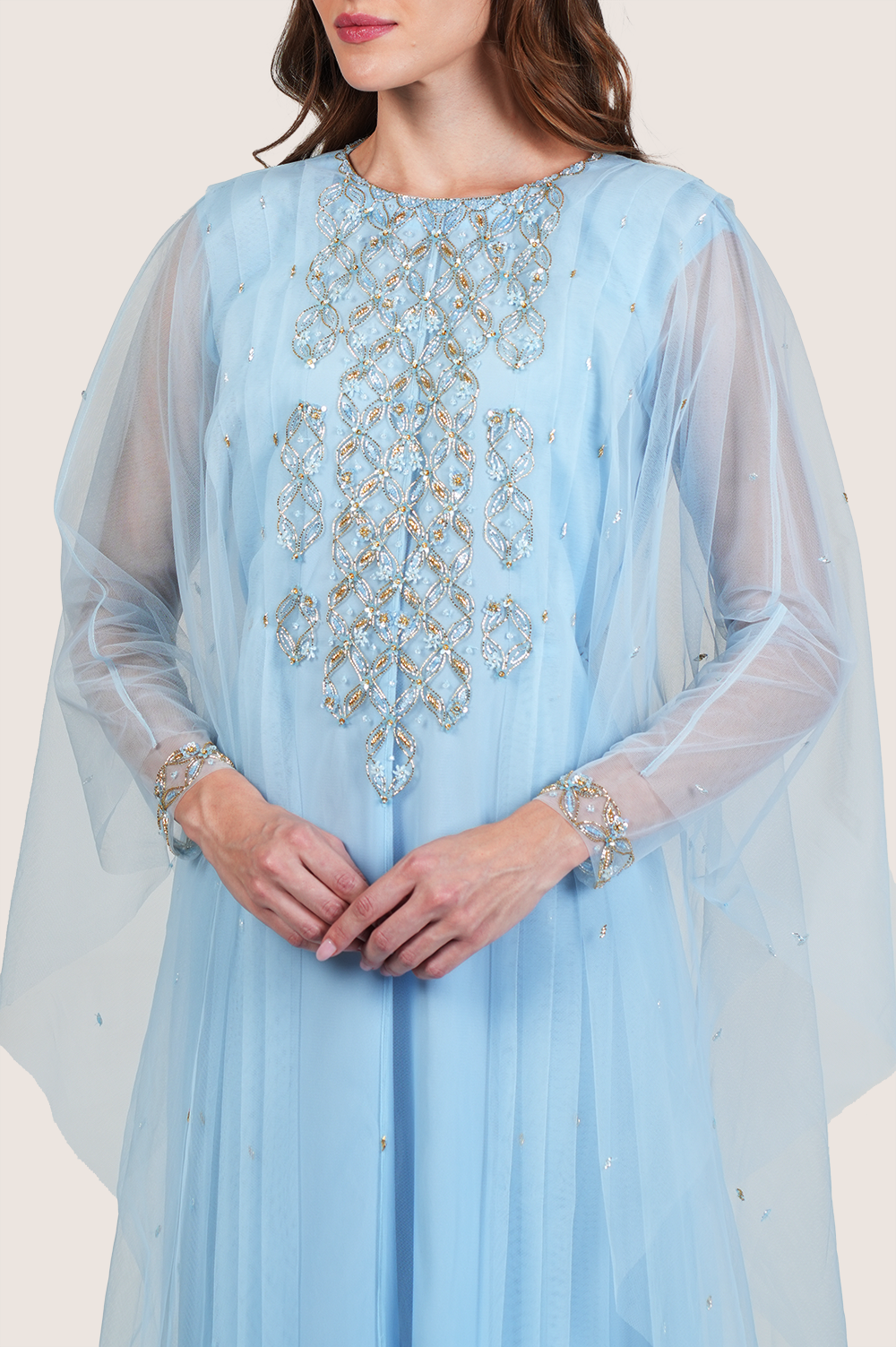 Floaty Blue Mist Thoub
