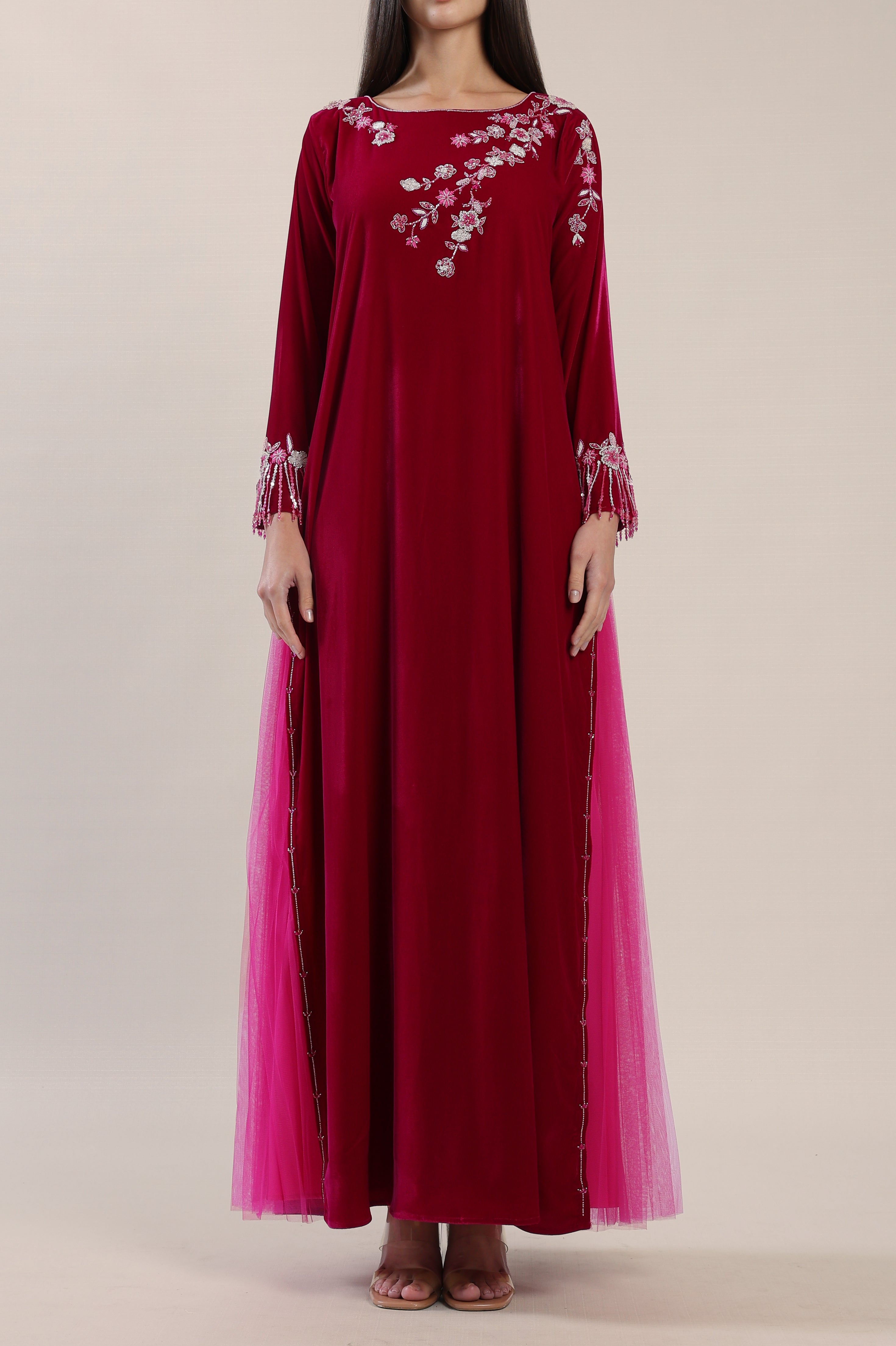 Barberry Velvet Kaftan
