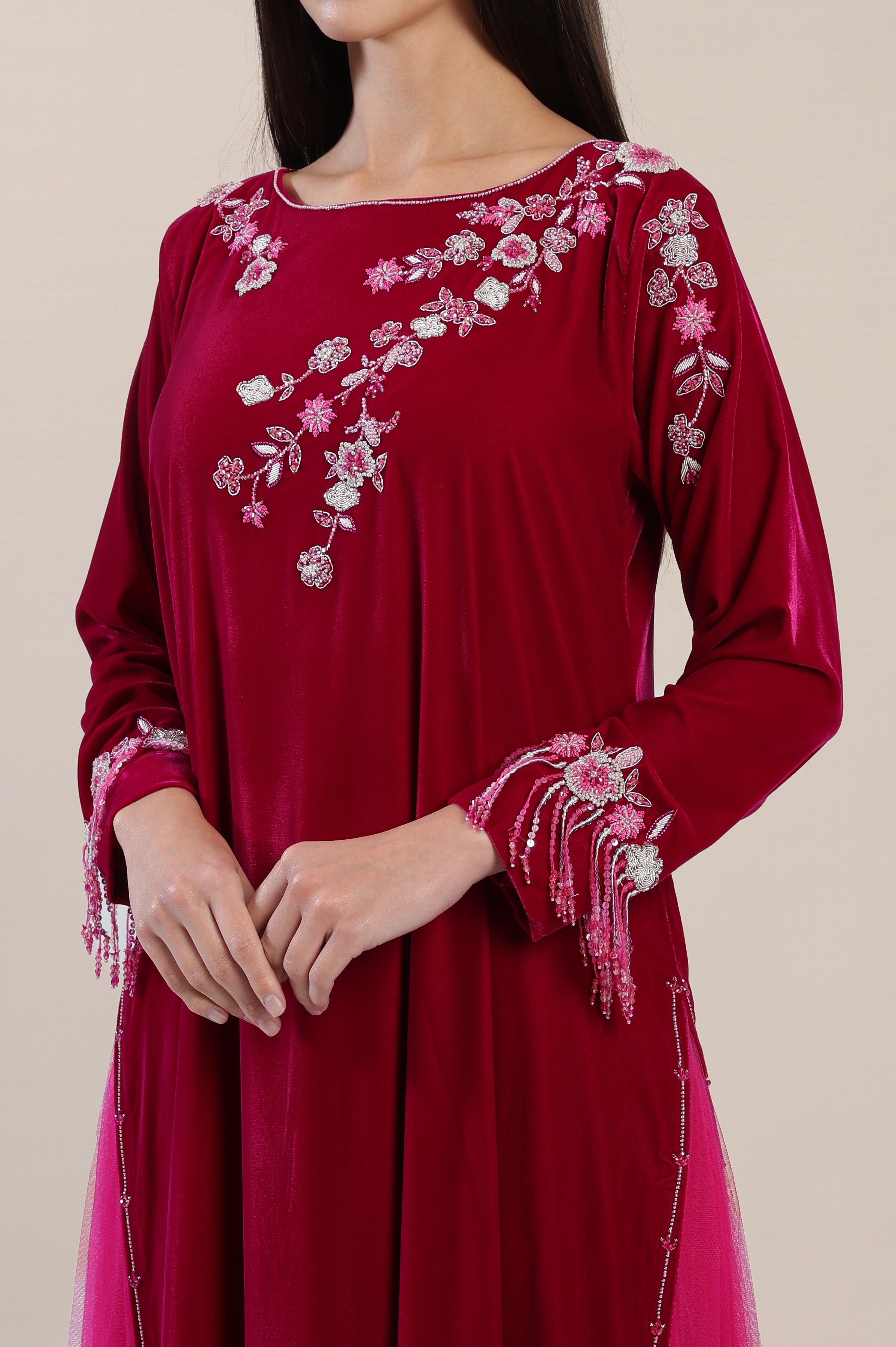 Barberry Velvet Kaftan