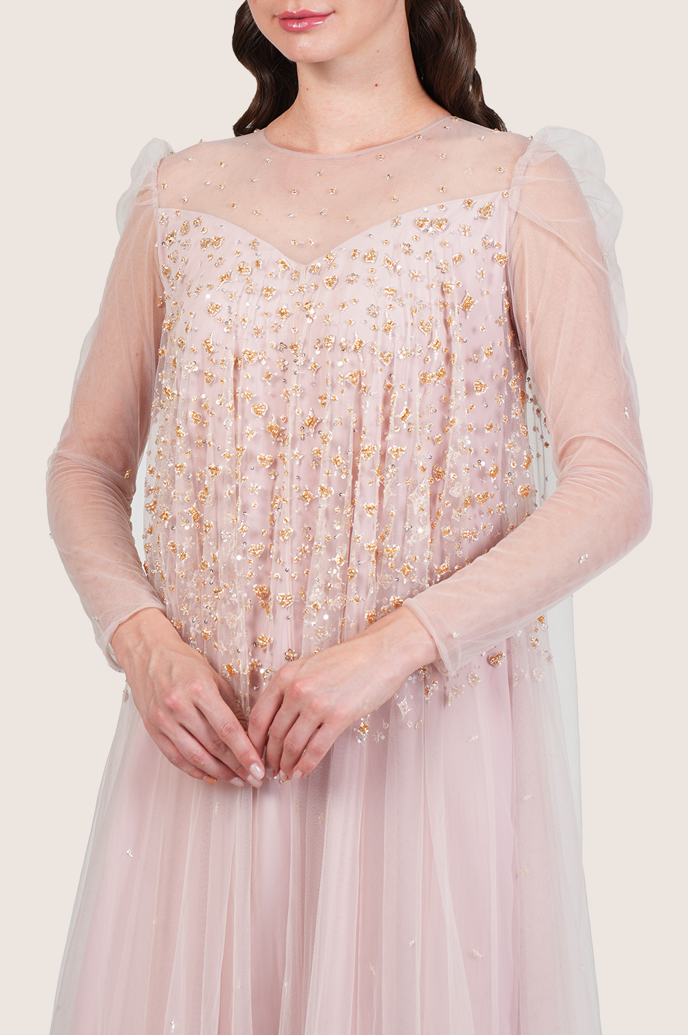 Dusky Crystal Kaftan