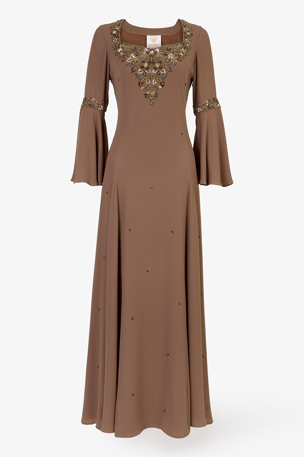 Coca Mocha A-Line Kaftan