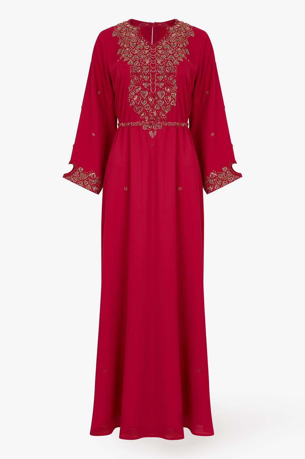 Tango Red A-Line Kaftan