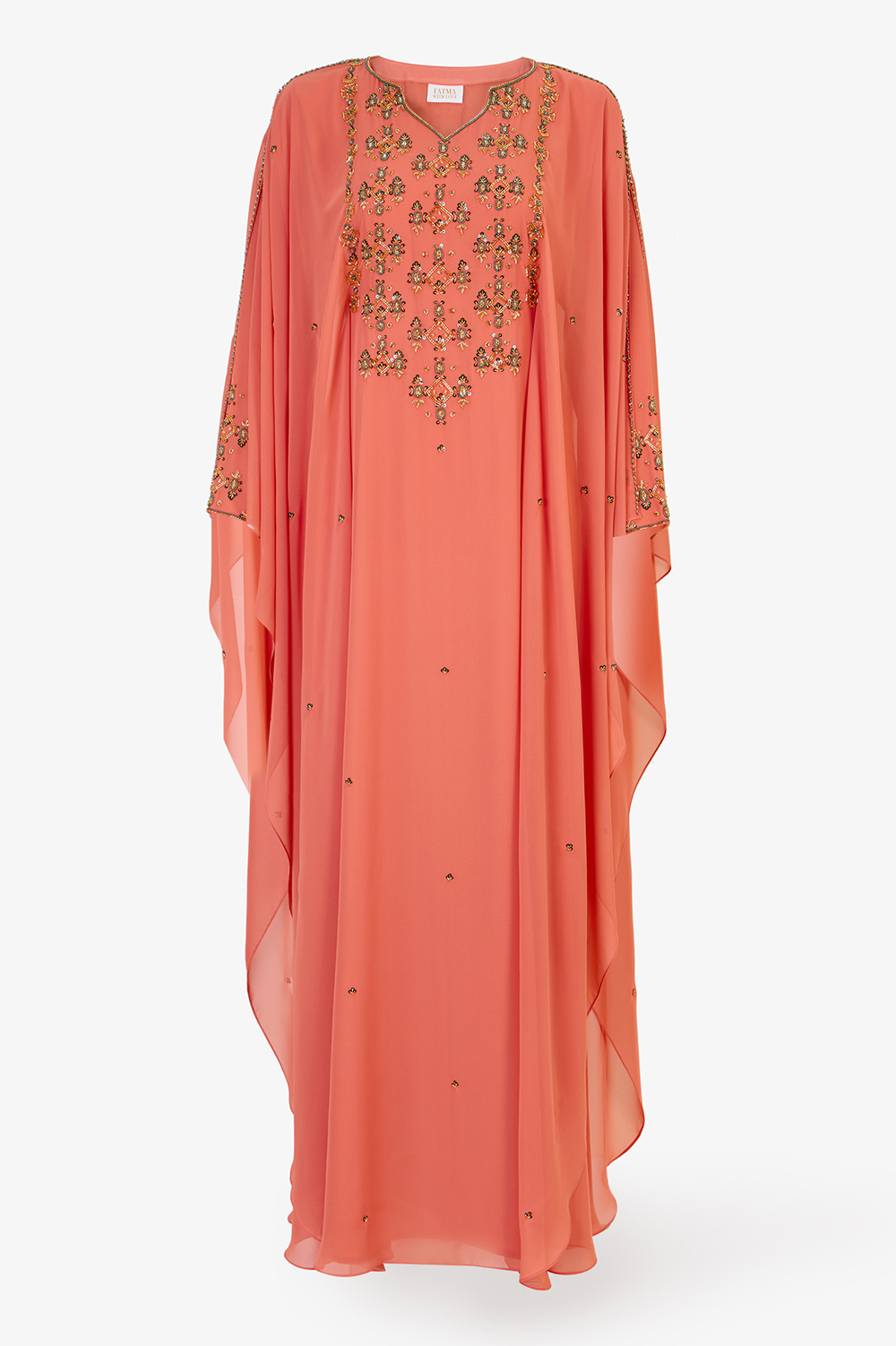 Coral Orange Thoub