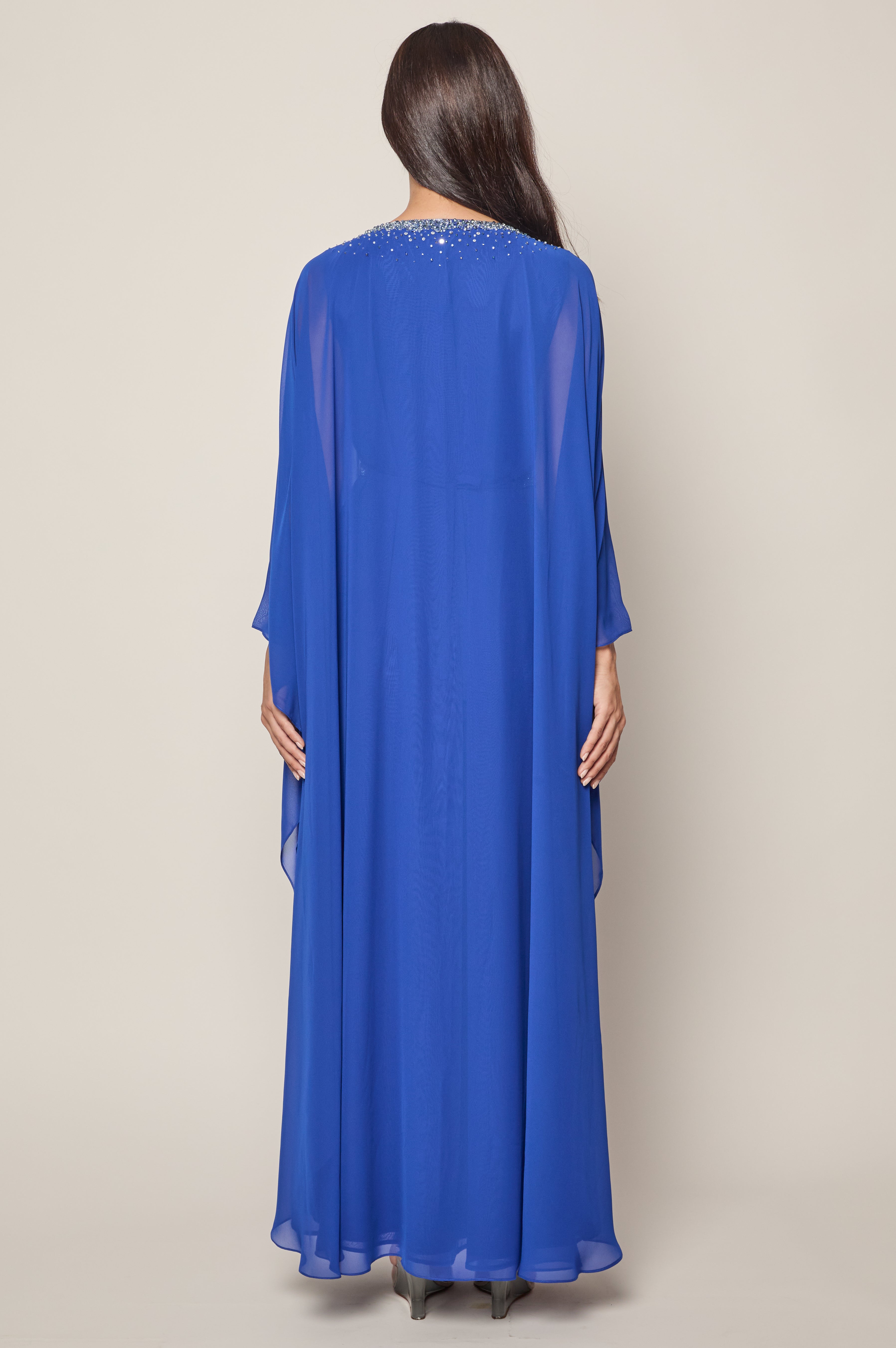 Victoria Blue A-Line Kaftan