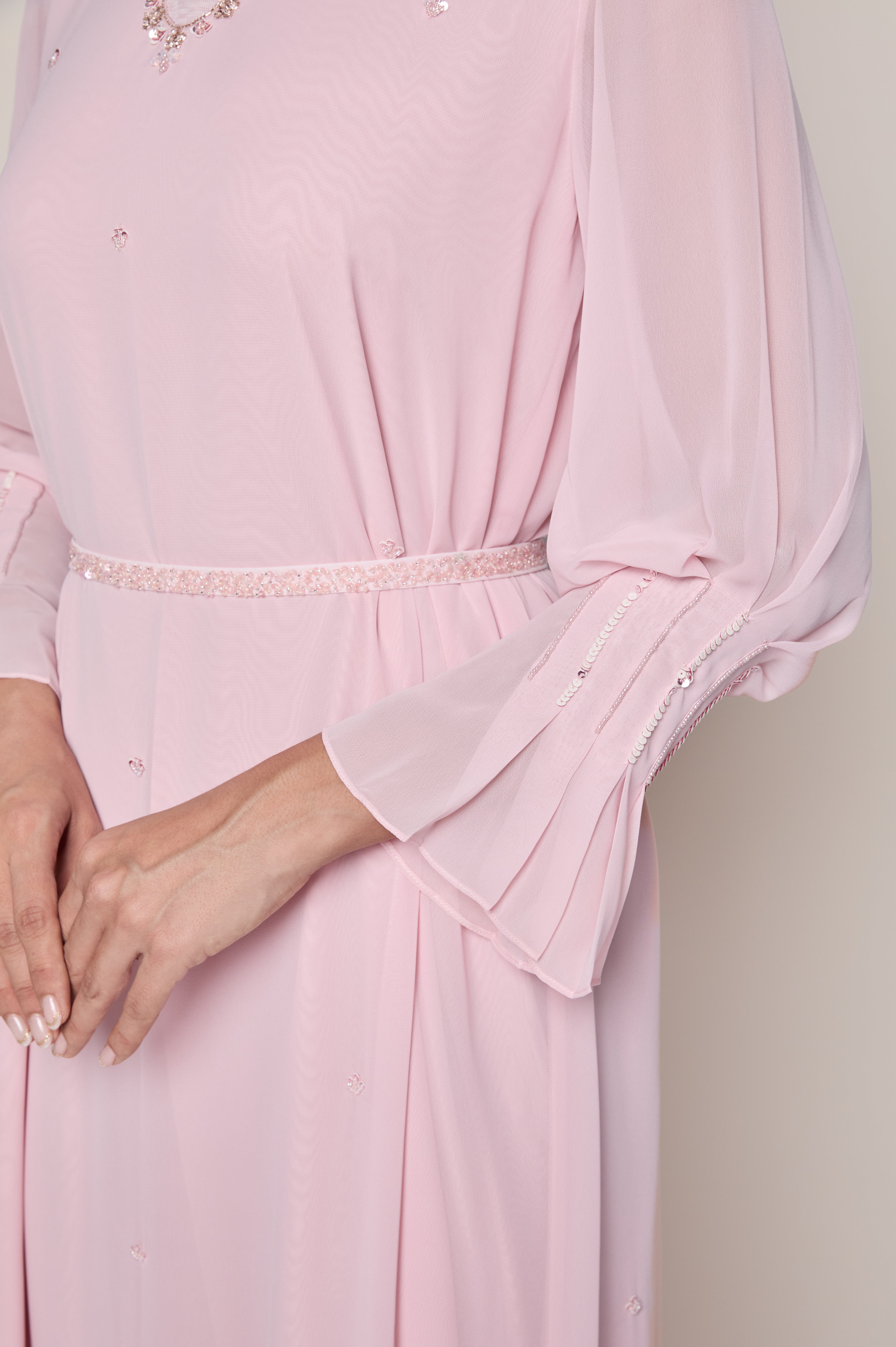 Coral Blush A-Line Kaftan