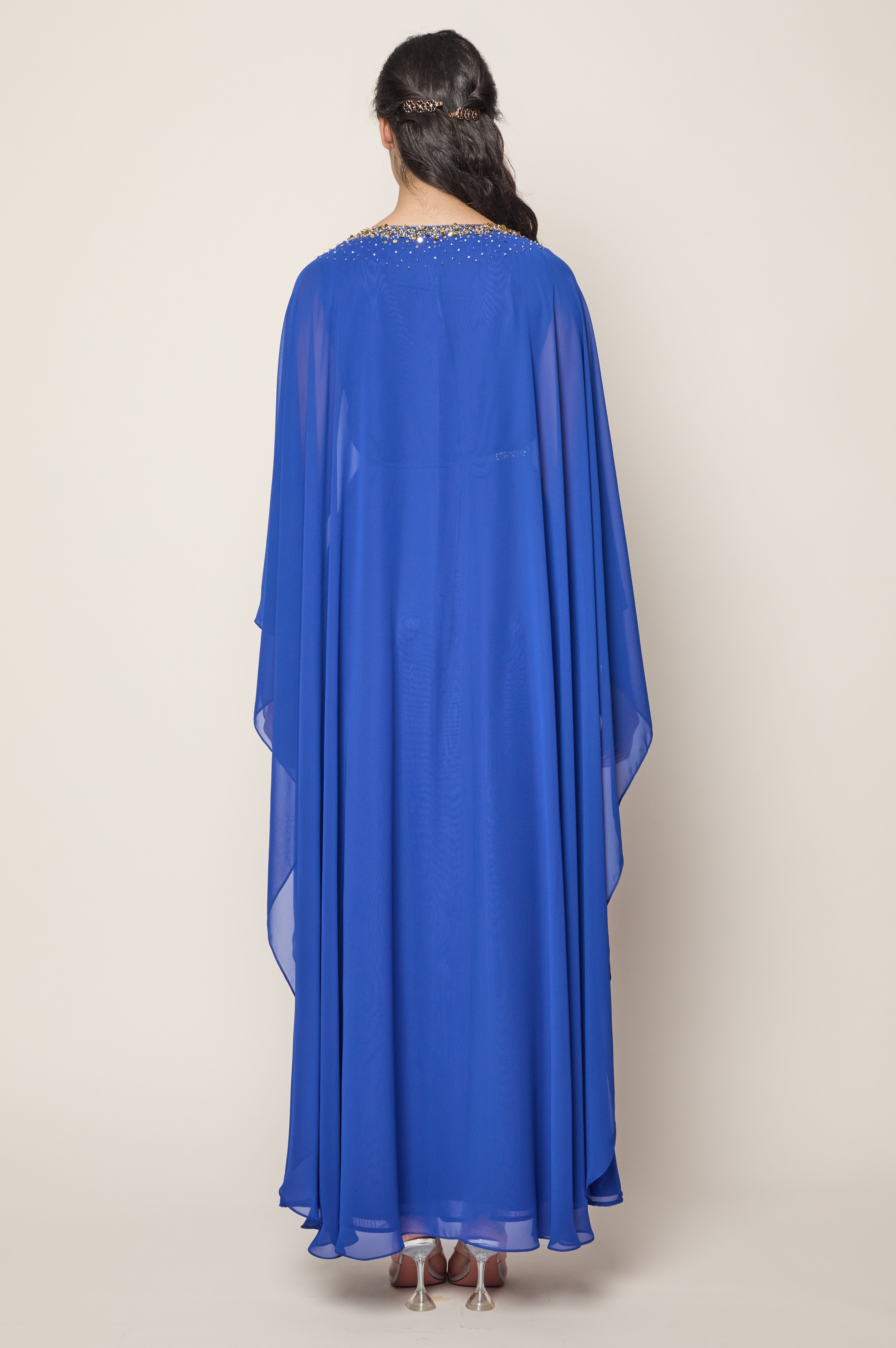 Nautical Blue A-Line Kaftan