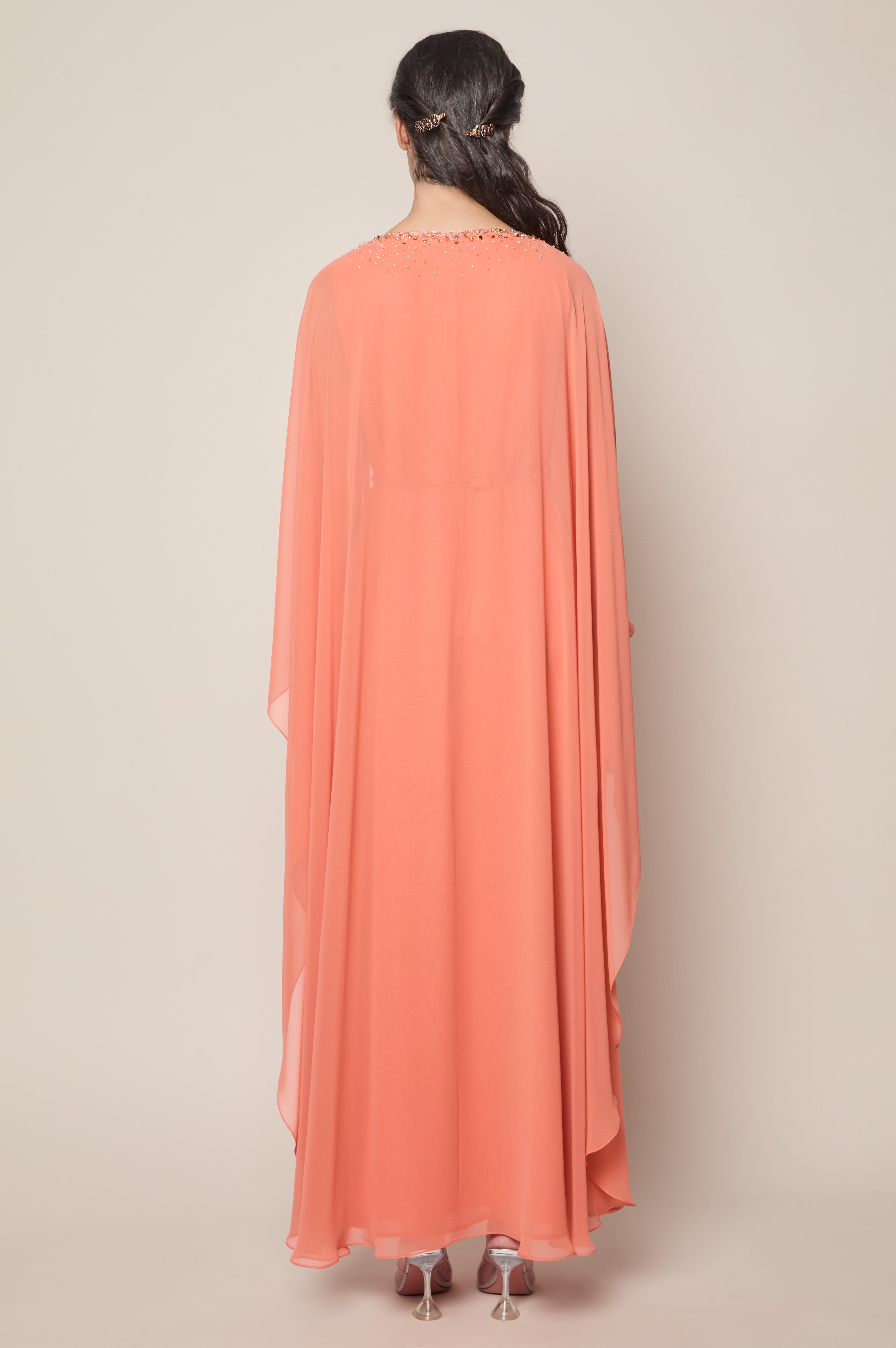 Blooming Dahlia A-Line Kaftan