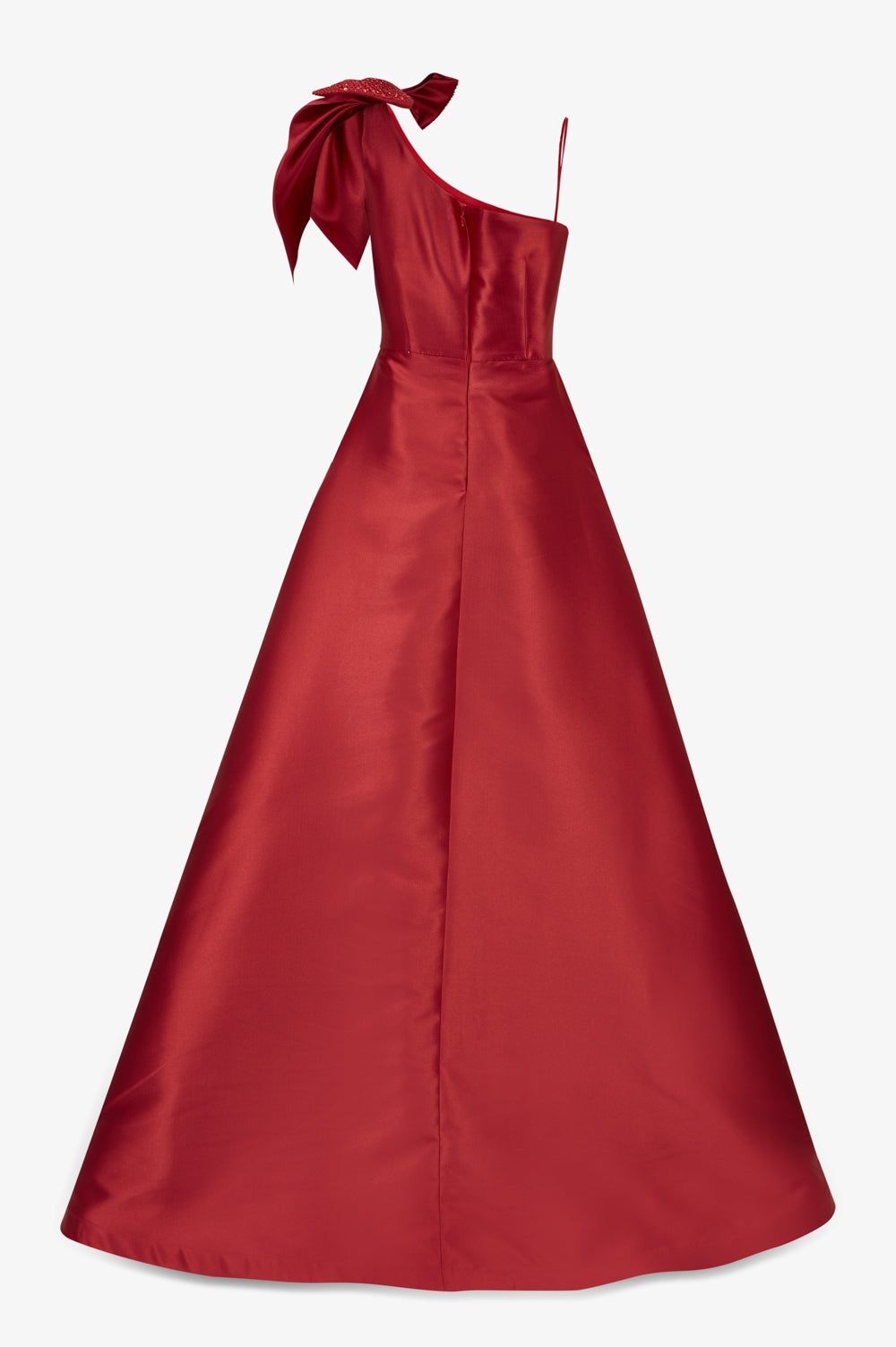 Savy Red Mikado Dress