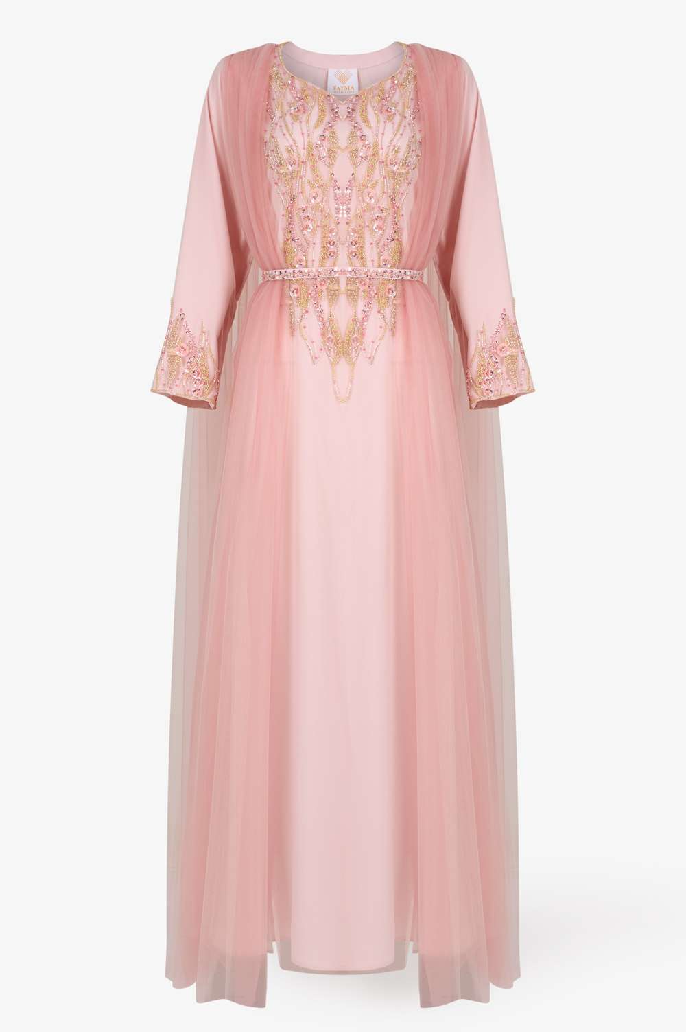 Cloud Pink A-Line Kaftan