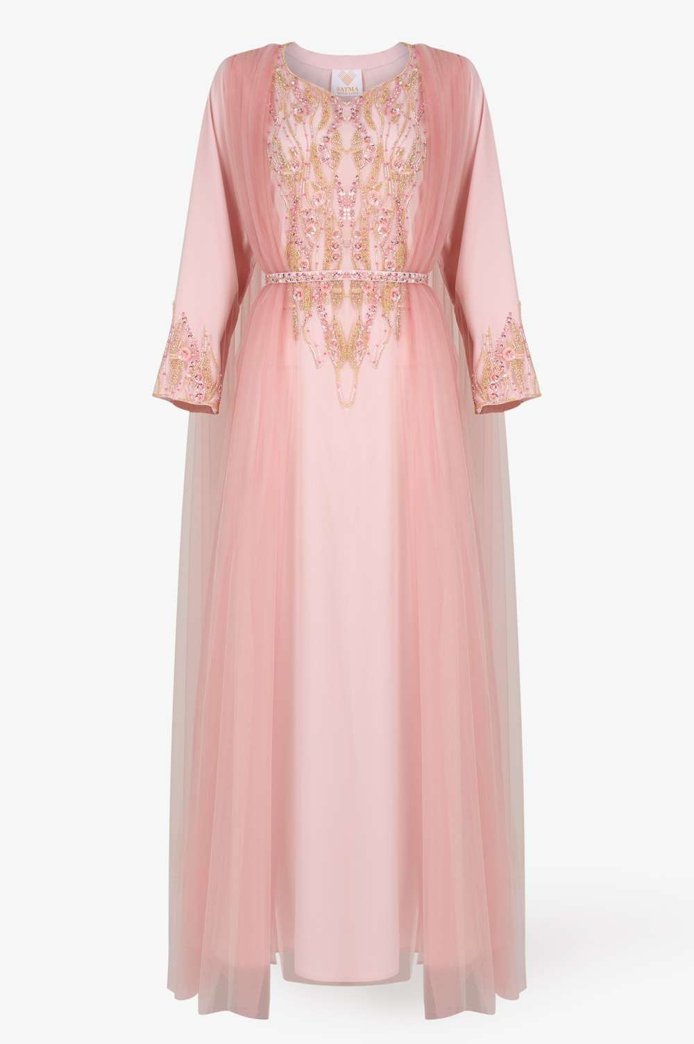 Cloud Pink A-Line Kaftan