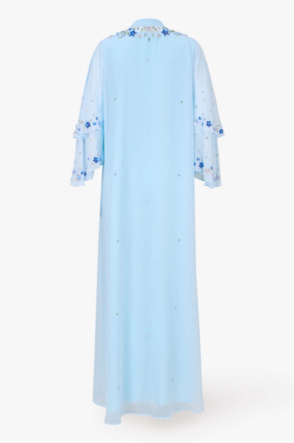 Delicate Blue A-Line Kaftan