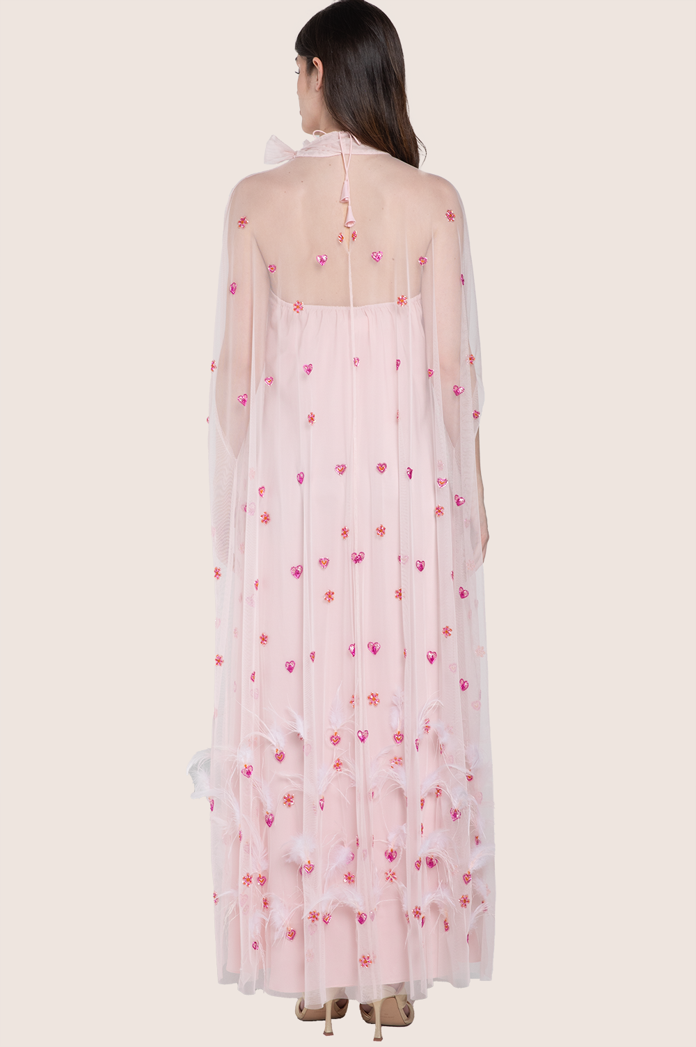 English Rose Cape Dress