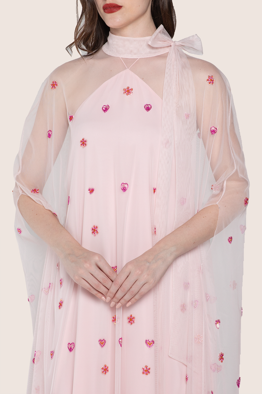 English Rose Cape Dress