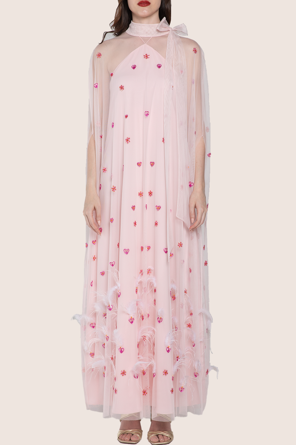 English Rose Cape Dress