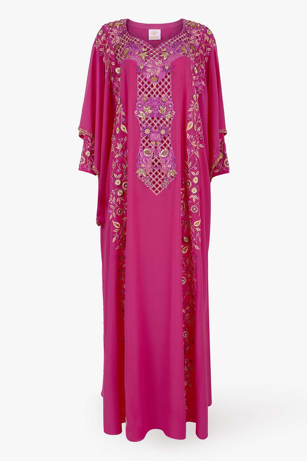 Fuchsia Floral Thoub