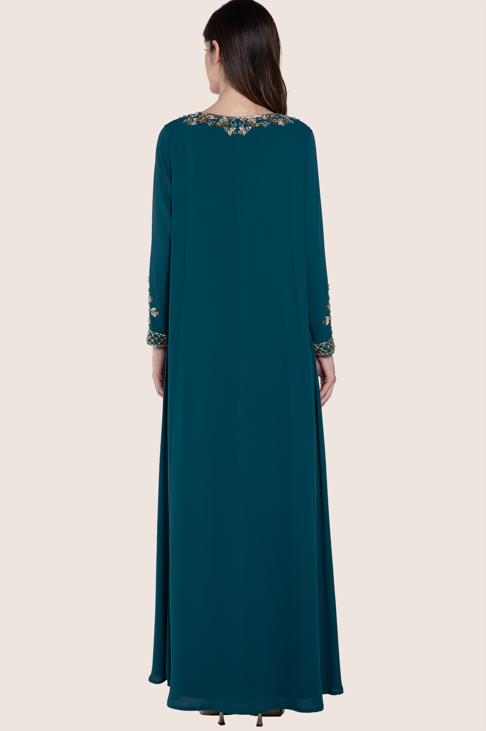 Green Heron A-Line Kaftan