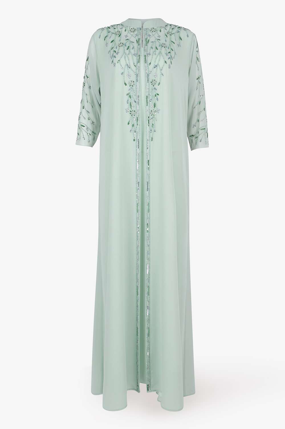 Sea Foam Green A-Line Kaftan