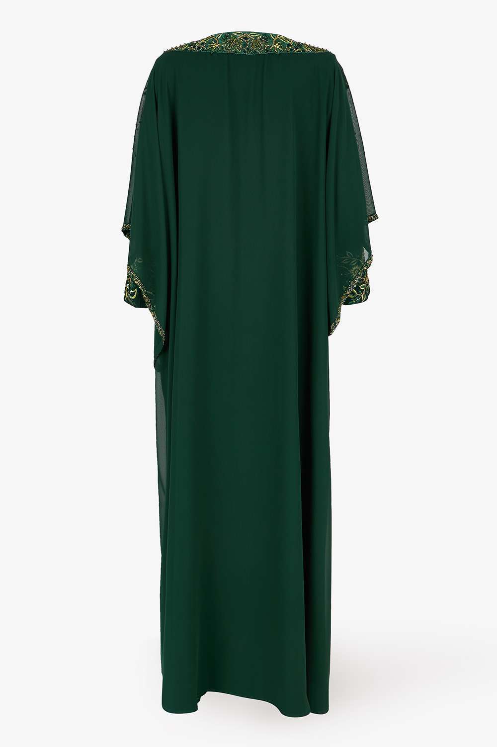 Green Floral Thoub