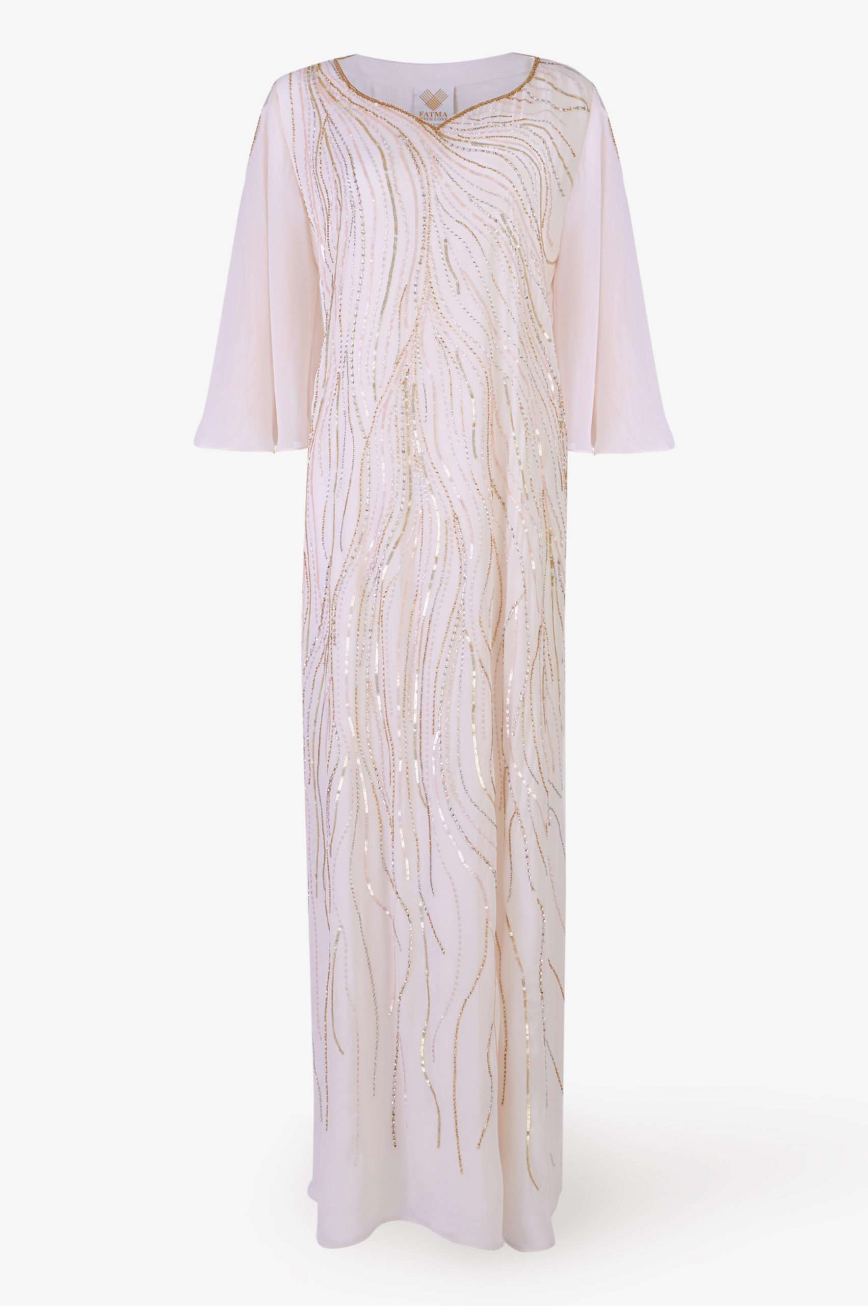 Whisper White A-Line Kaftan