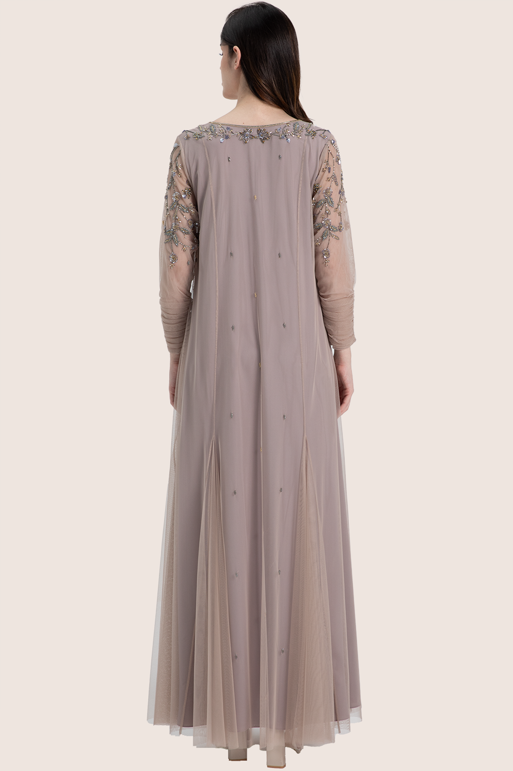 Mocha Meringue A-Line kaftan