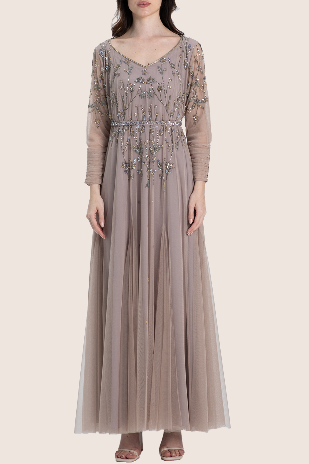 Mocha Meringue A-Line kaftan