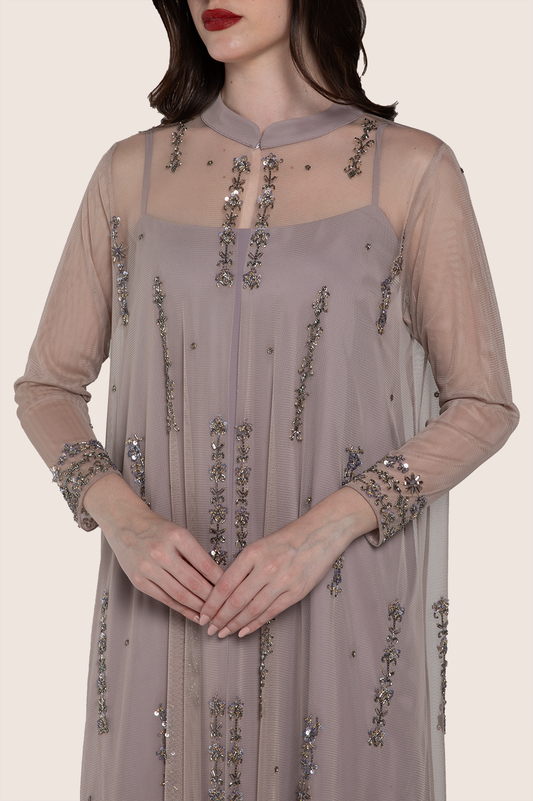 Nacreous Clouds A-Line kaftan