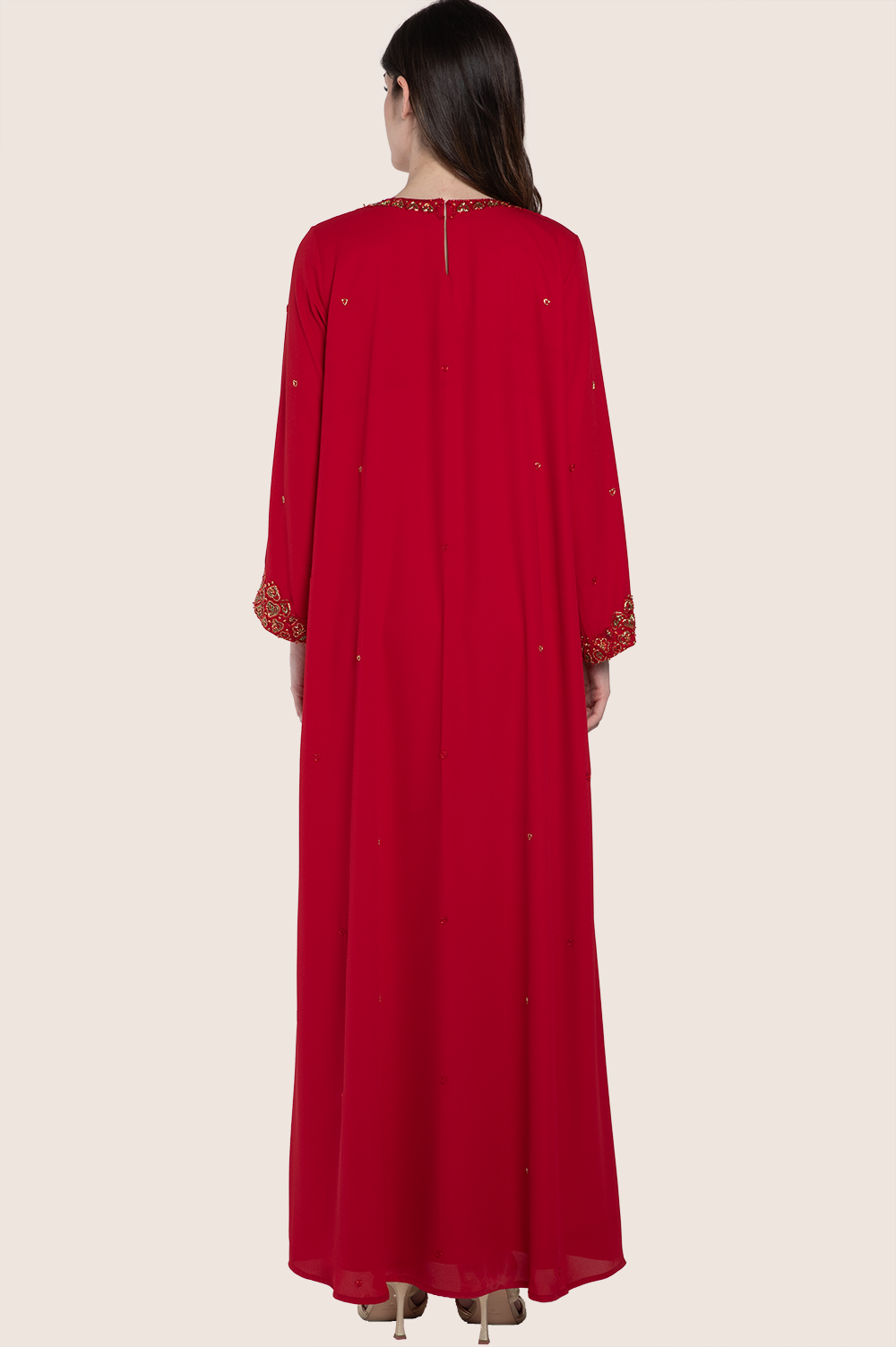 Tango Red A-Line Kaftan