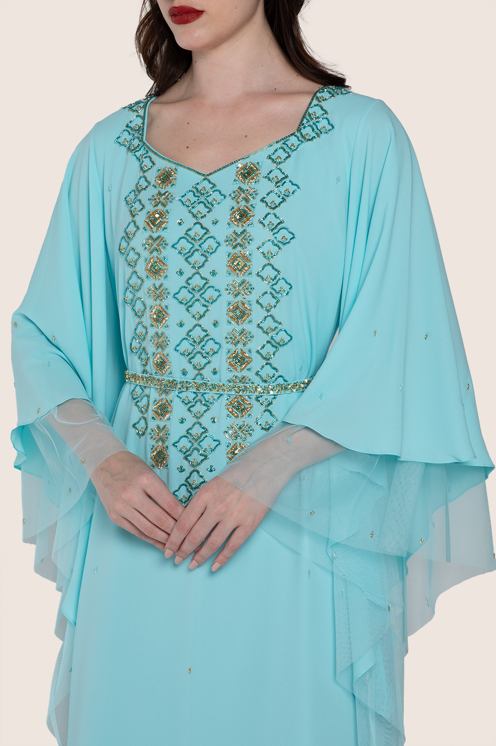 Water Ballet A-Line  Kaftan