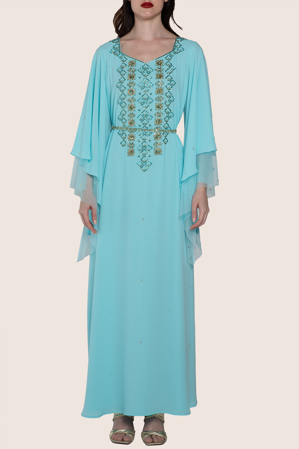 Water Ballet A-Line  Kaftan