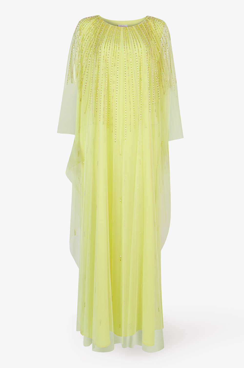 Yellow Pear Tulle Thoub