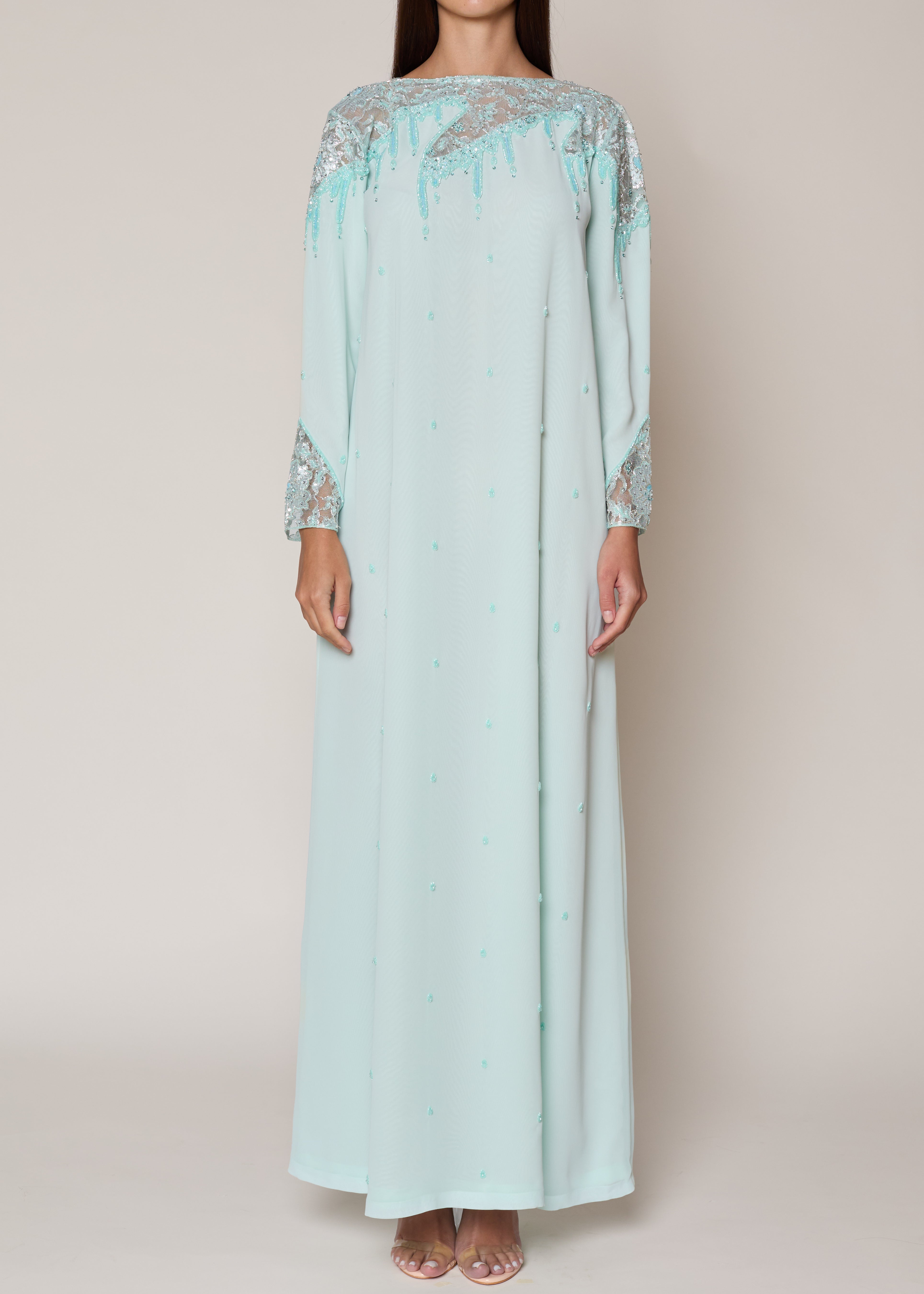 Aqua Green Kaftan