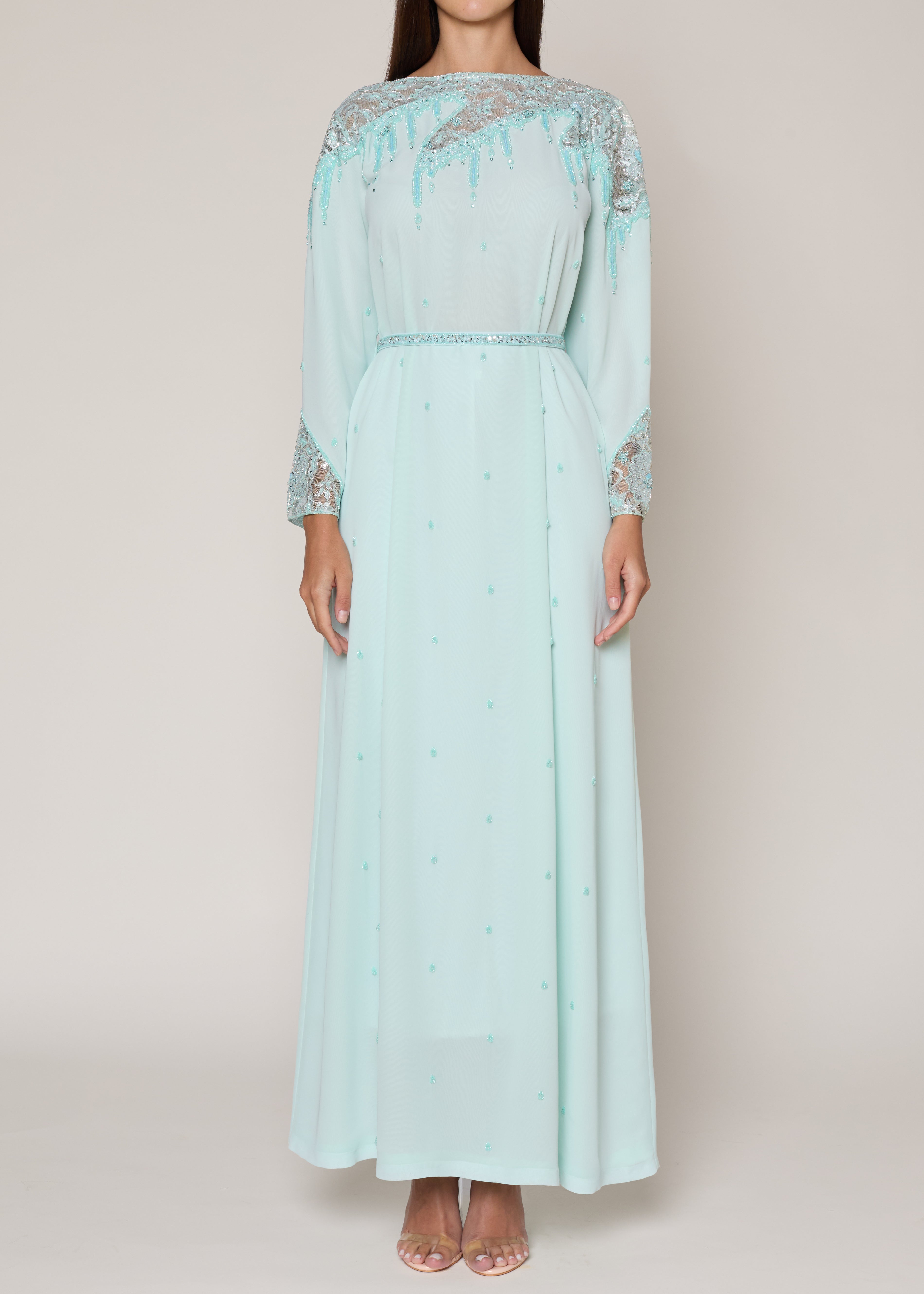 Aqua Green Kaftan