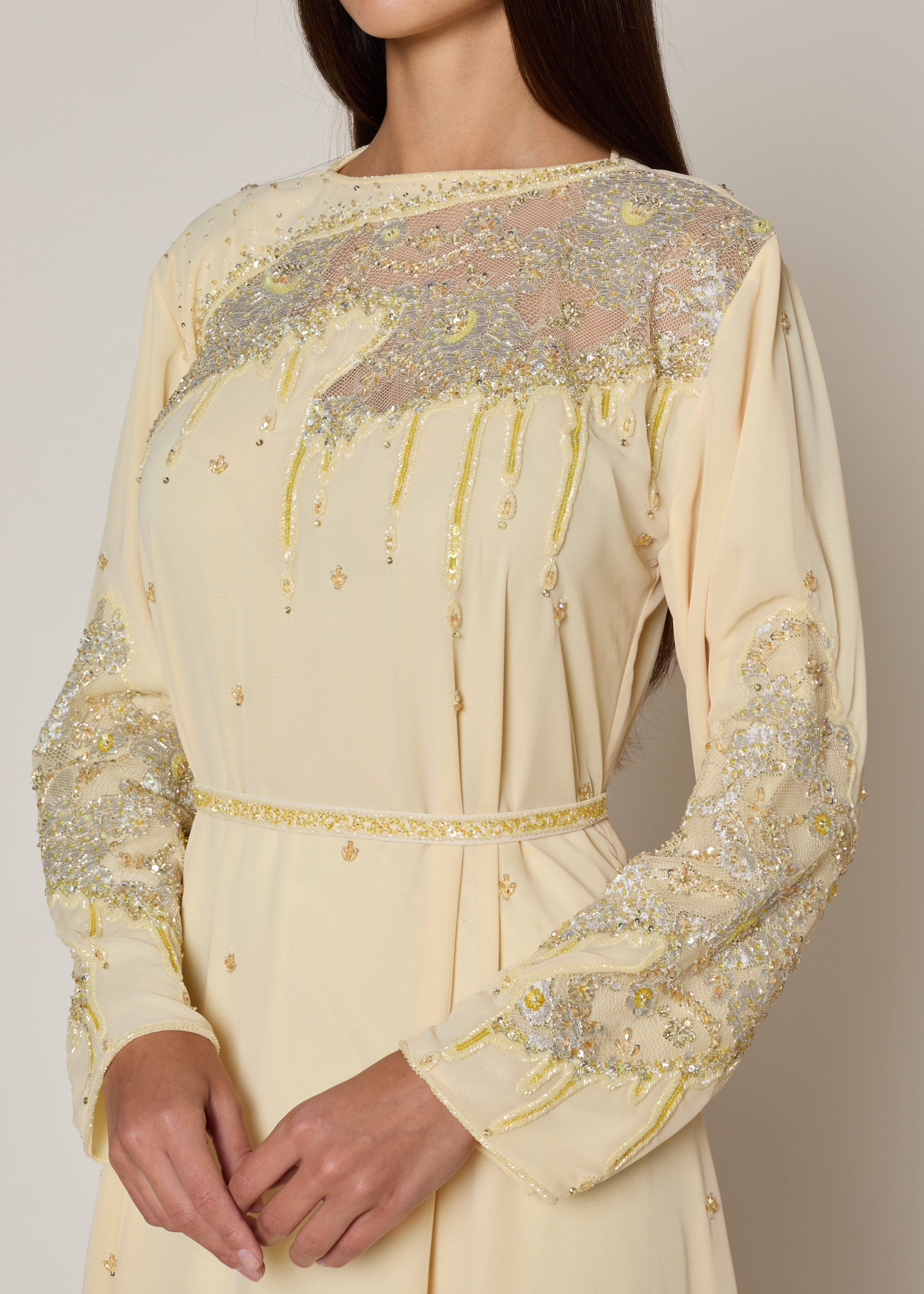 Butter Yellow Kaftan