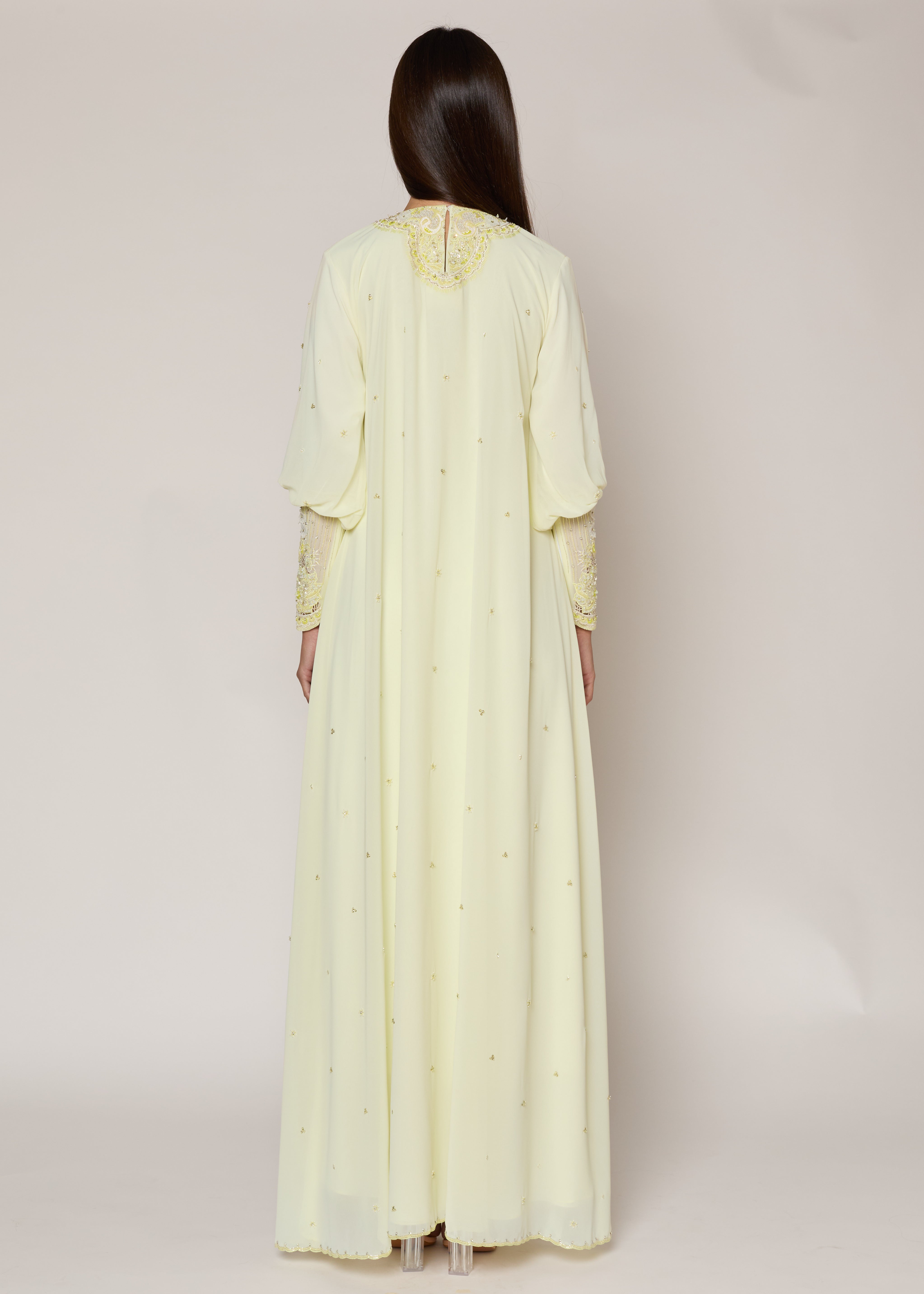 Lime Yellow Kaftan