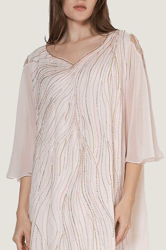 Whisper White A-Line Kaftan