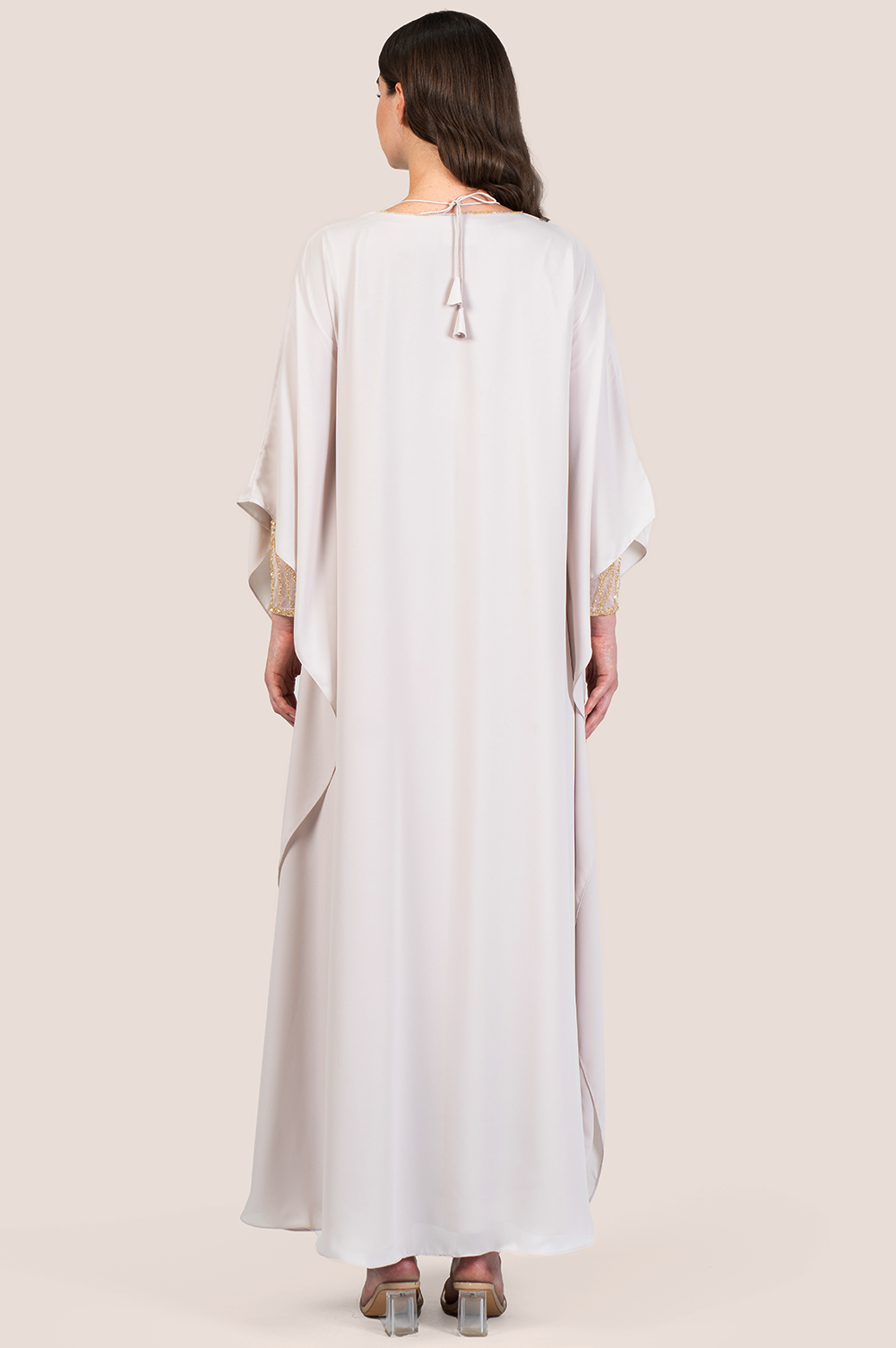 White Beige Thoub