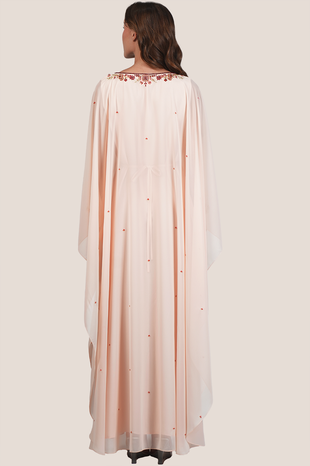 Delicate Peach Thoub
