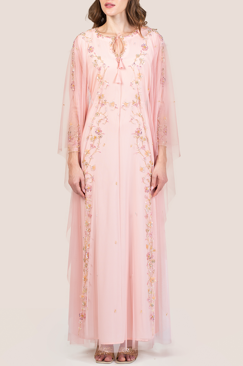 Peach Parfait Bloom Thoub