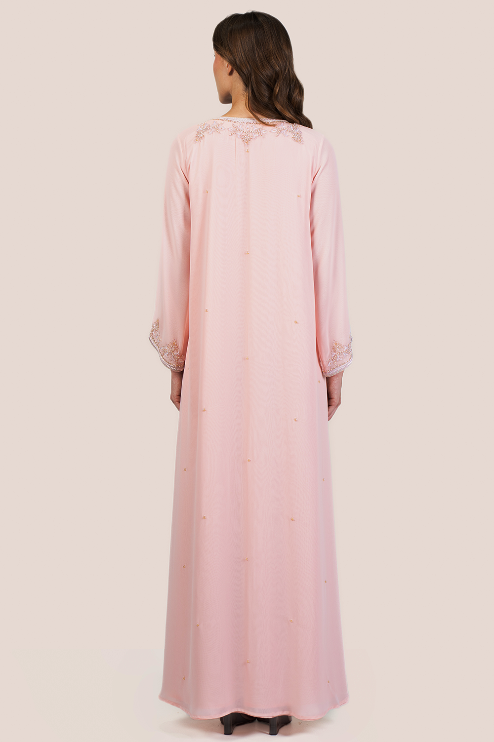Pale Blush A-line Kaftan