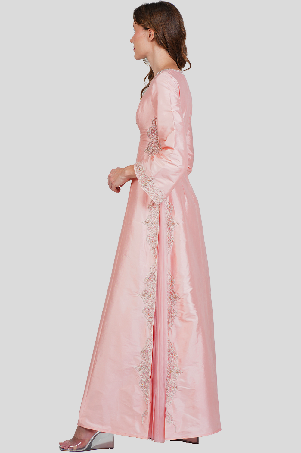 Pale Peach Tranquil Kaftan