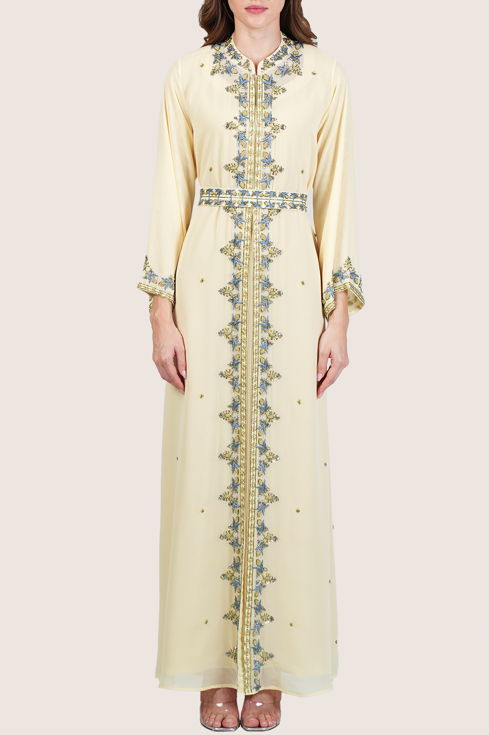 Pear Sorbet A -Line Kaftan