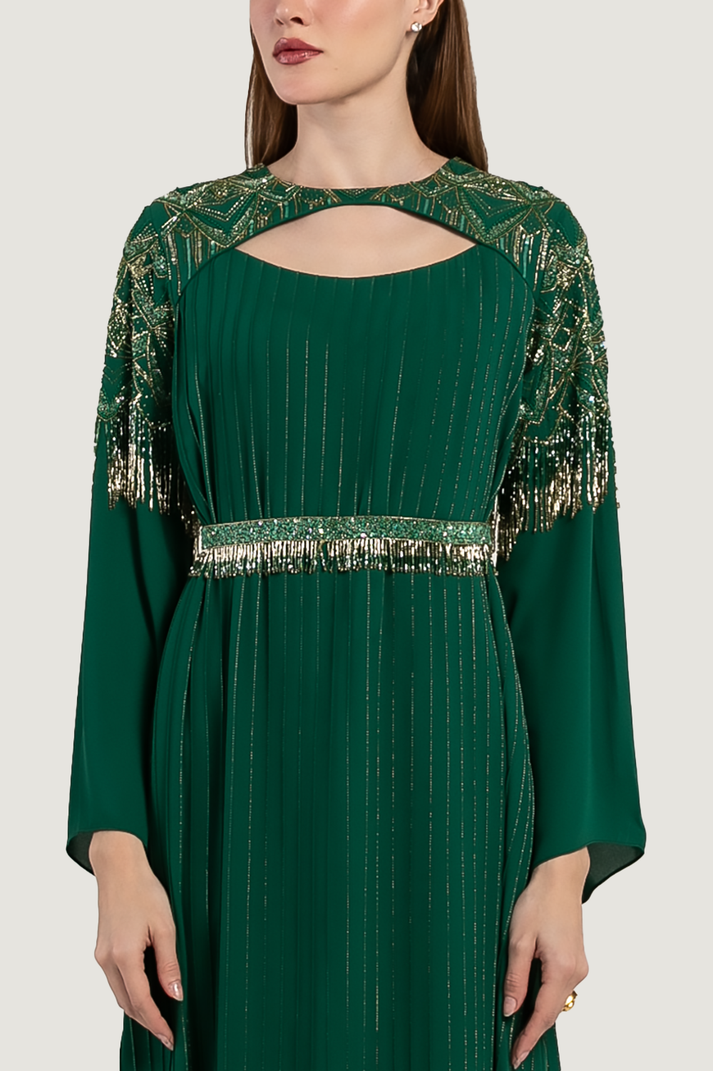 Emerald Green A-line Kaftan